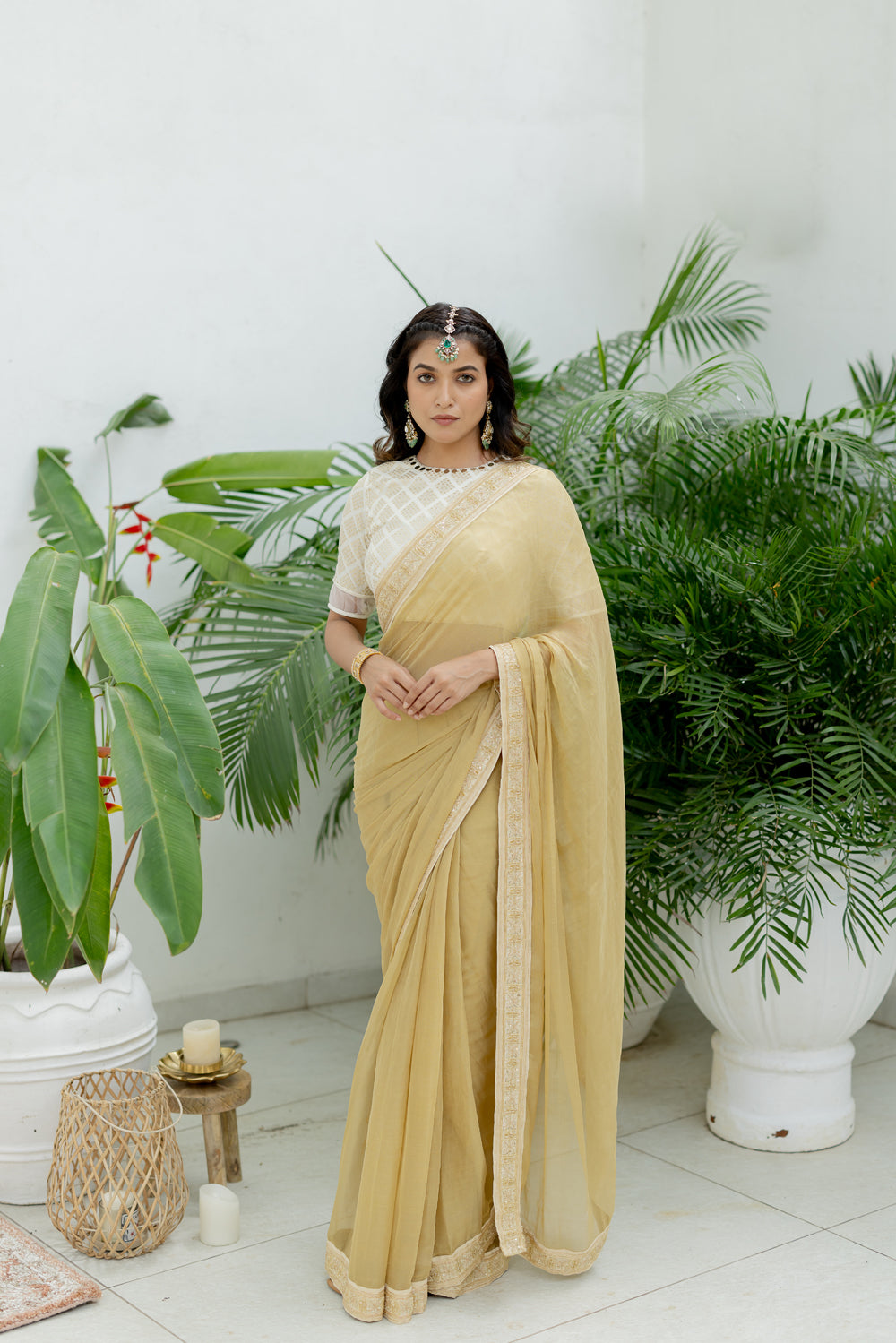 Aurum Tissue Saree Set