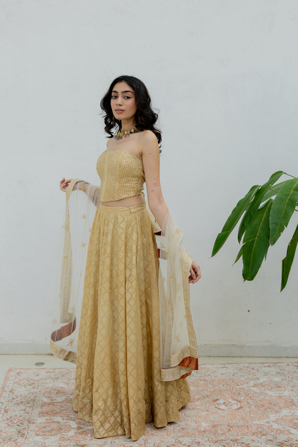 Aurum Corset Lehenga Set