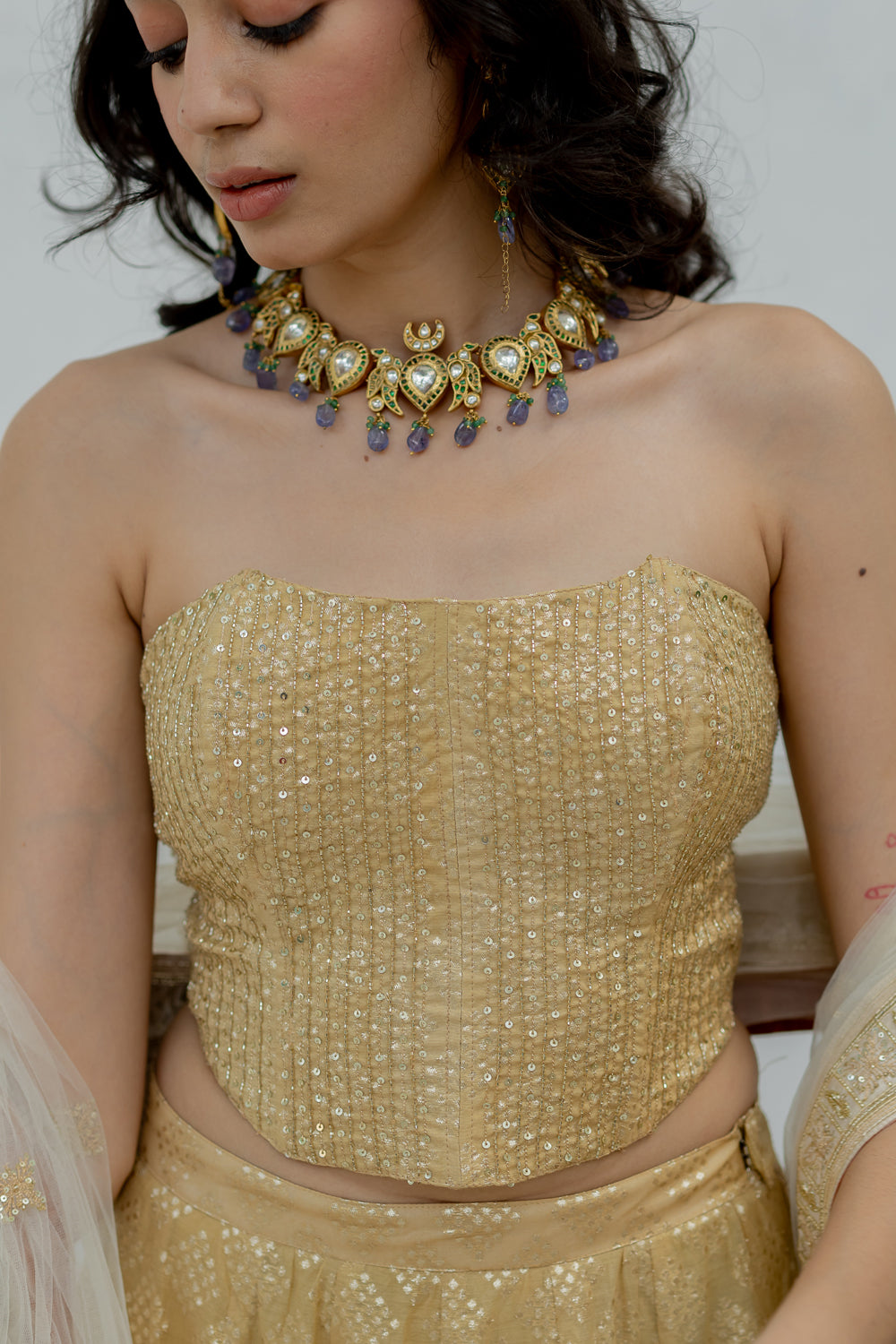 Aurum Corset Lehenga Set