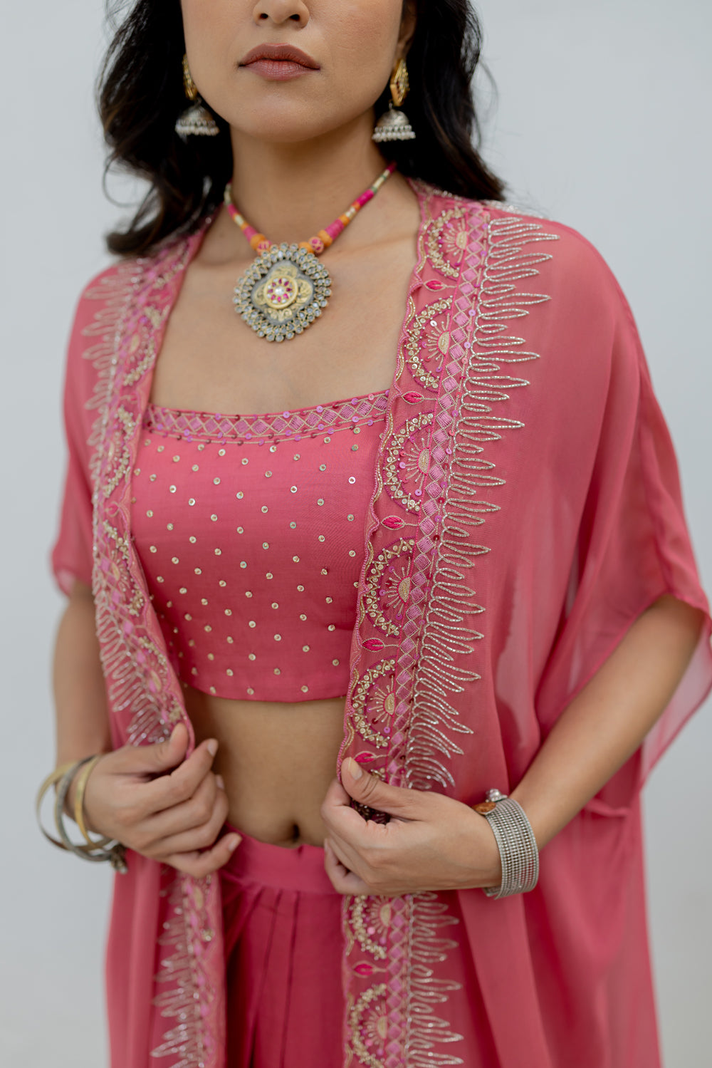Rays of Pink Cape Set