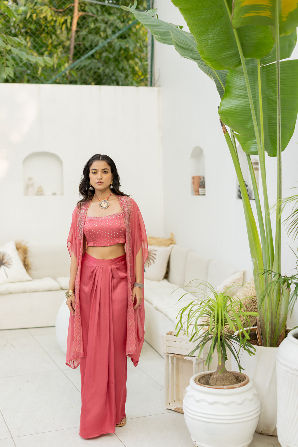Rays of Pink Cape Set