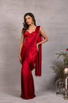 Ruby Rush Corset Saree