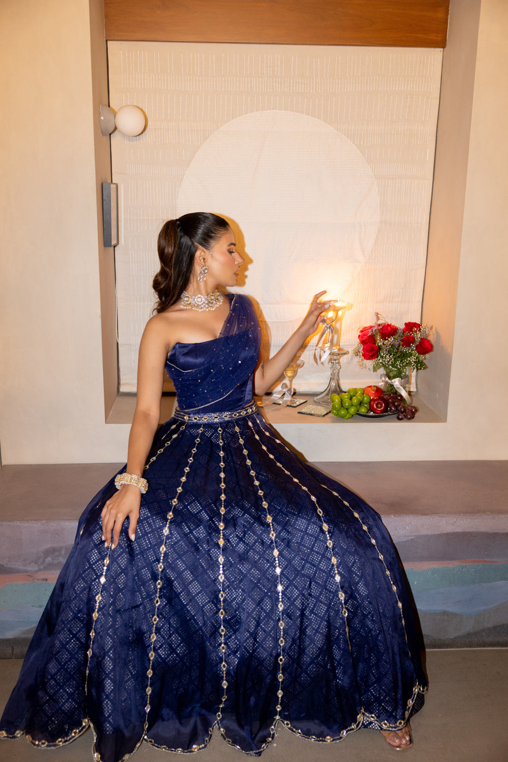 Midnight Moment Lehenga Set