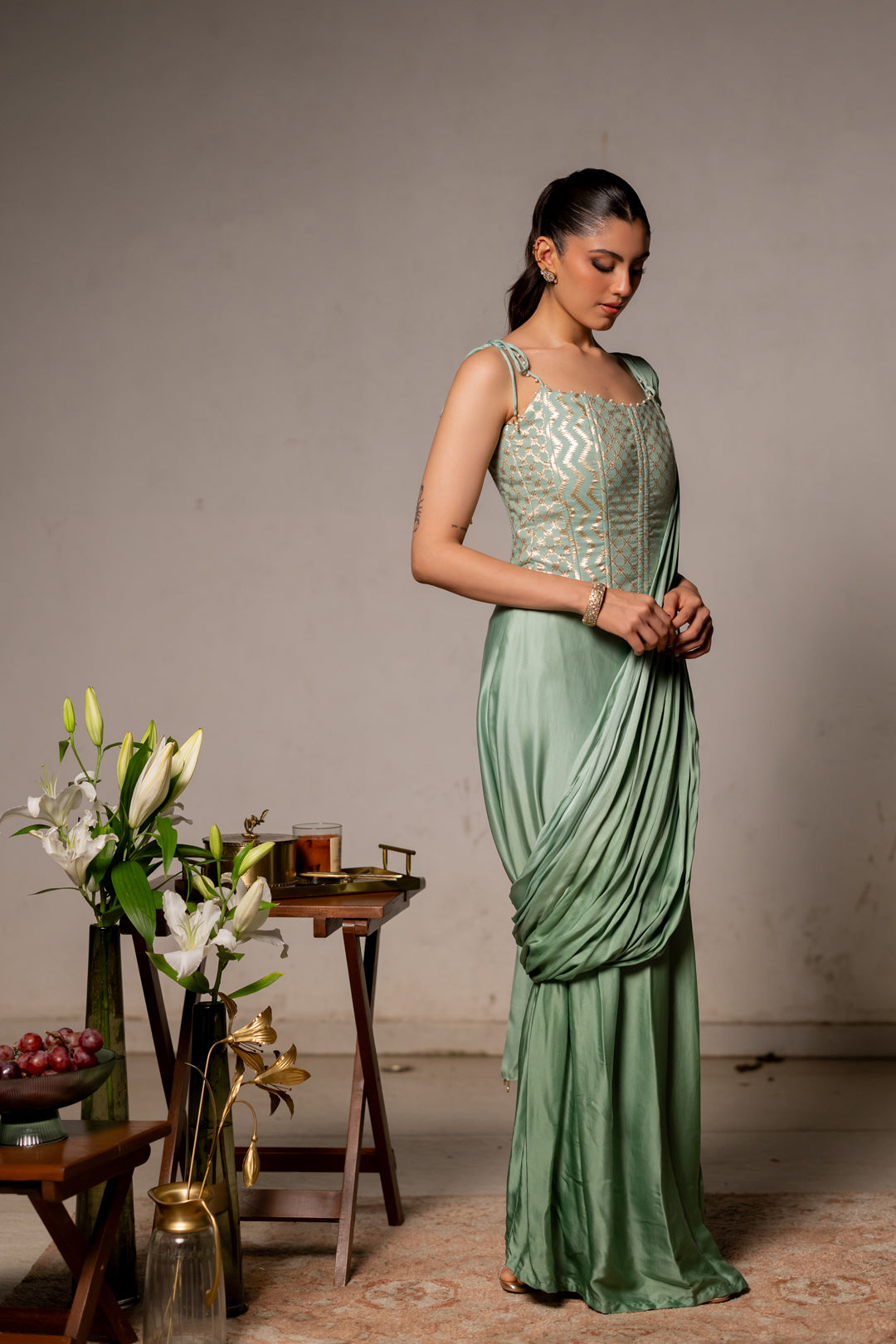Tara Corset Saree