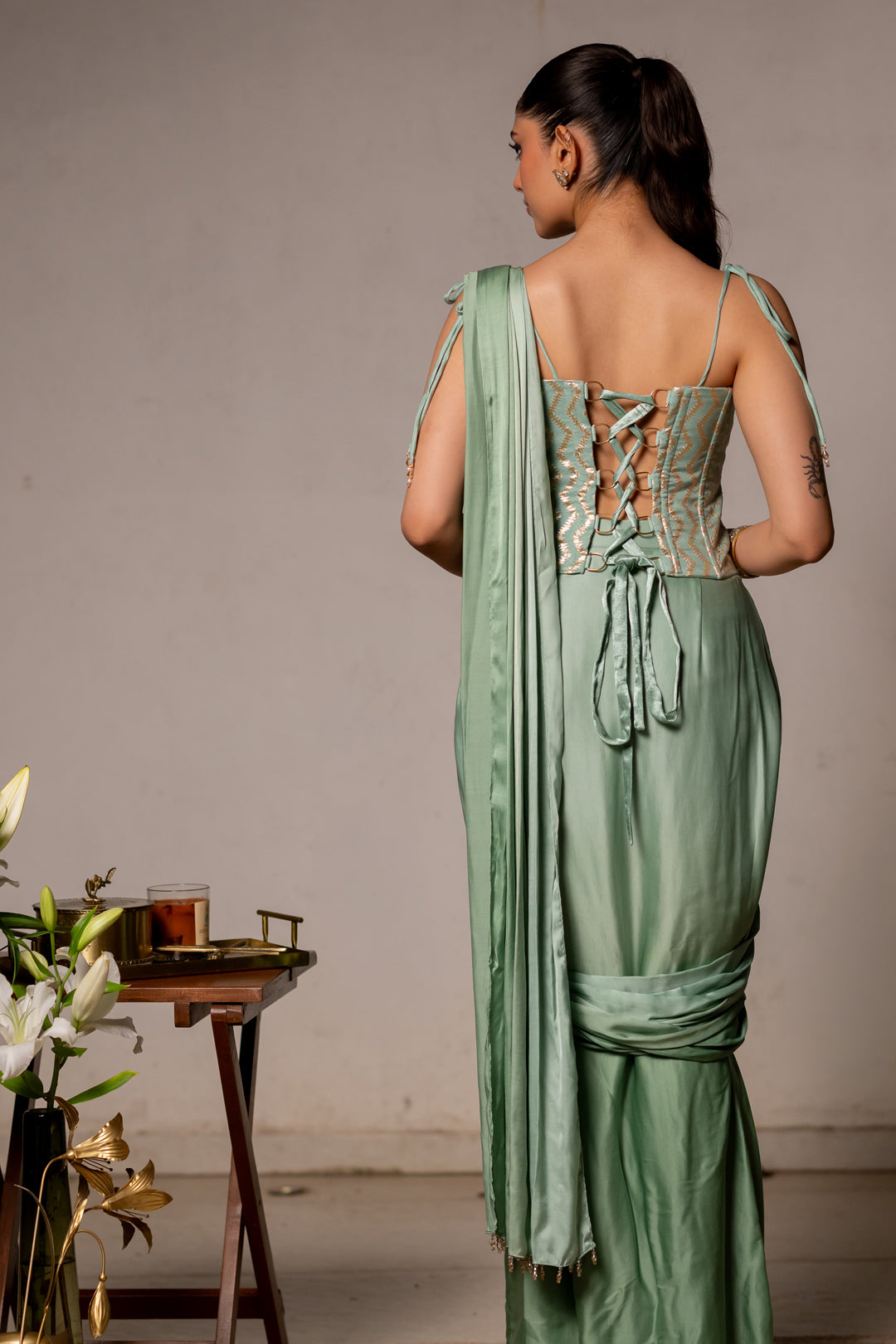 Tara Corset Saree