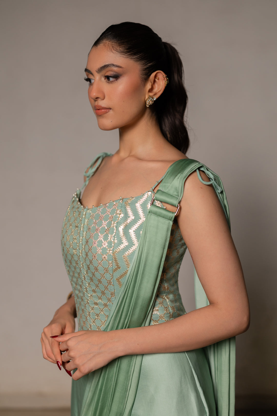 Tara Corset Saree