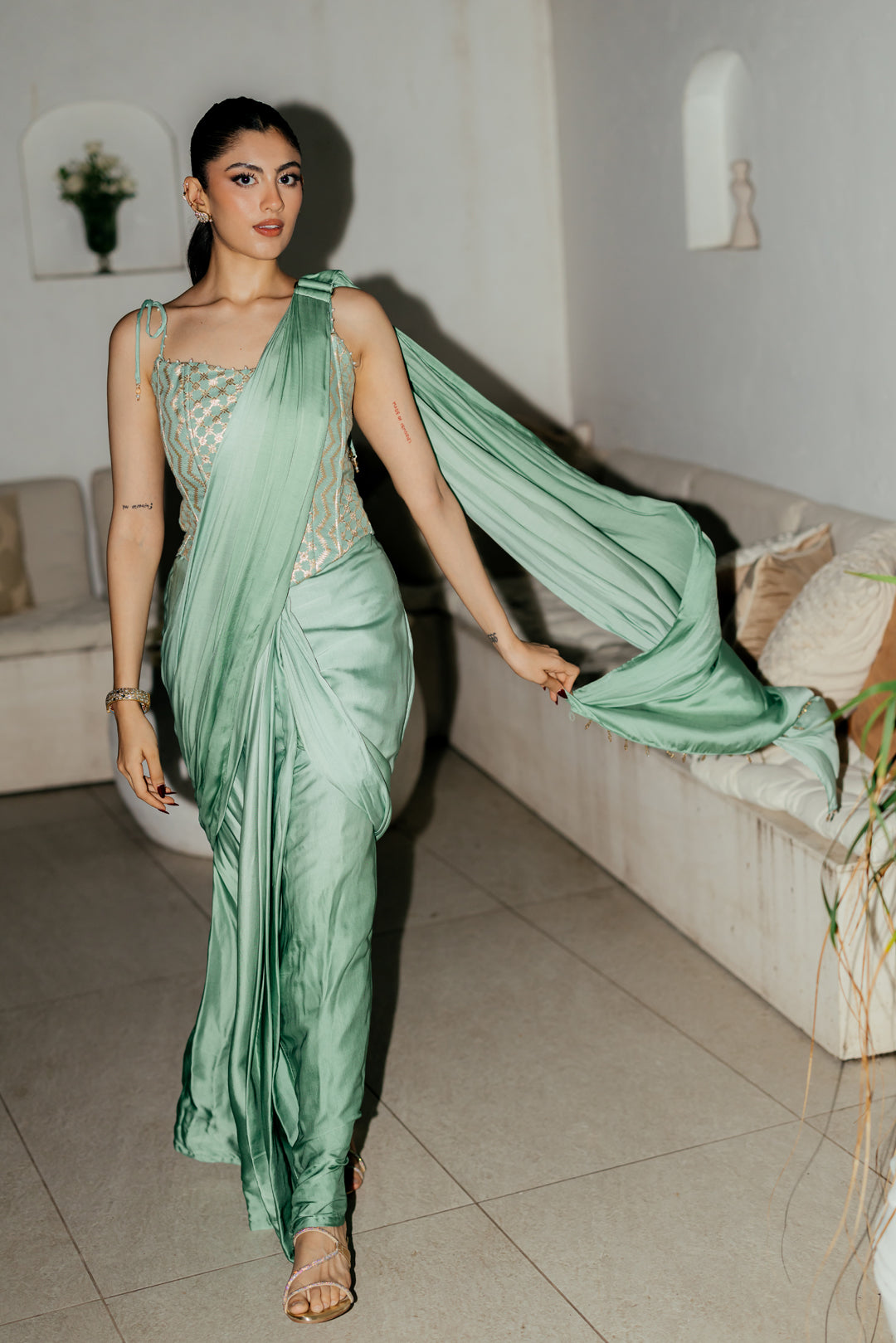 Tara Corset Saree