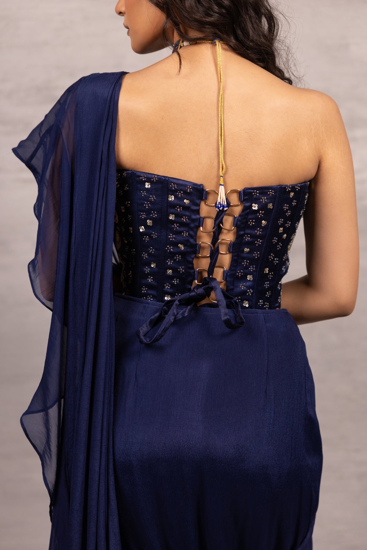 Runaway Ruffle Saree Set