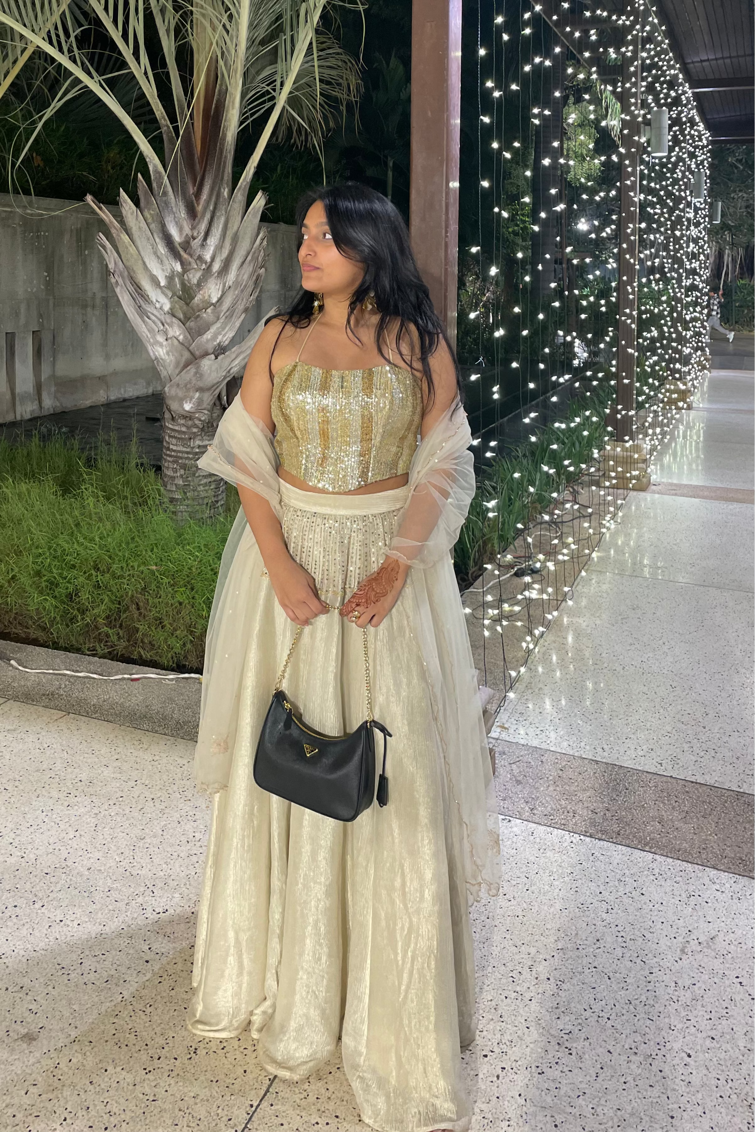 Golden Dreams Corset Lehenga