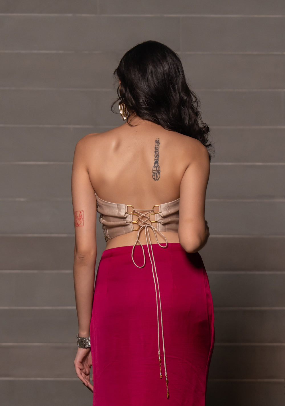 Dear Manhattan Corset Skirt Set